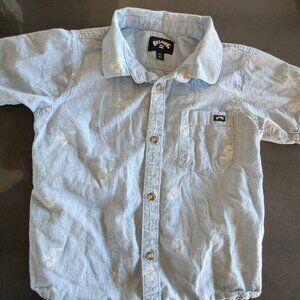 Kids Billabong Button Shirt Size 6/L